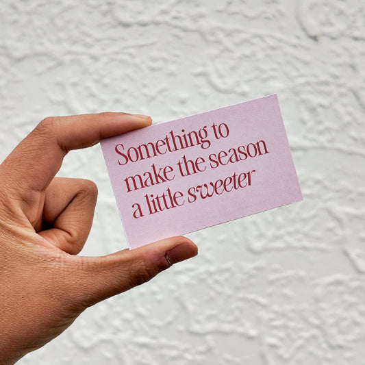 Christmas Tarts + Your Local Bakery Treat Card Bundle